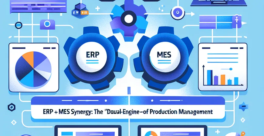  制造业ERP+MES协同：生产管理的“双引擎”模式  